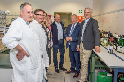 Landtagspräsident Strommer zu Besuch im Bundesamt für Weinbau