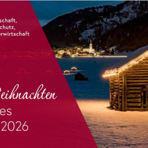 Weihnachten 2025 Schutzhütte im Schnee